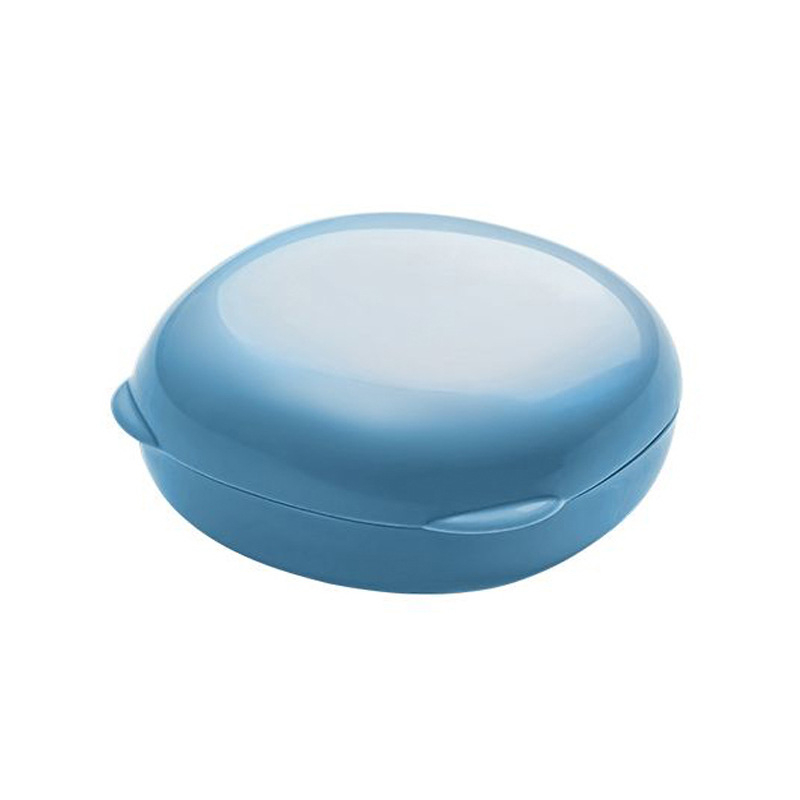 Cutie de săpun pentru călătorii, portabilă, impermeabilă cu capac, din PP, cu logo imprimat, 100 buc per ambalaj