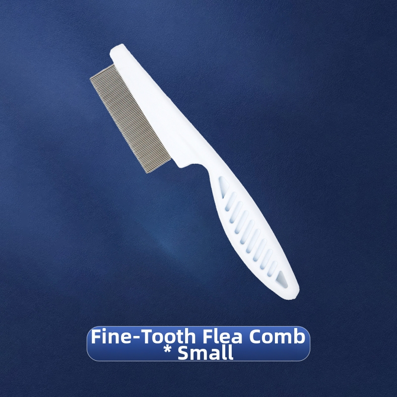 Féska na starostlivosť o domáce zvieratá pre dlhovlasé mačky a psy, oceľová, jemné zuby