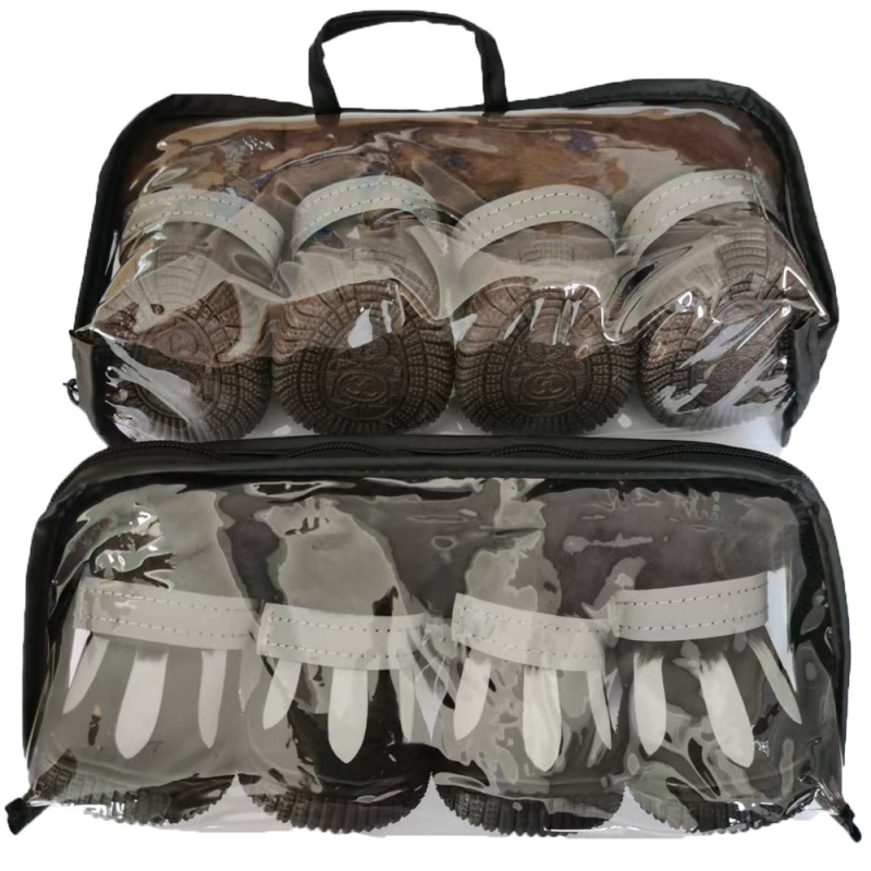 Kožne cipele za pse s reflektirajućim M oblikom dizajna, vodootporne, protuklizne, s plišanom unutrašnjosti, Velcro zatvaranje