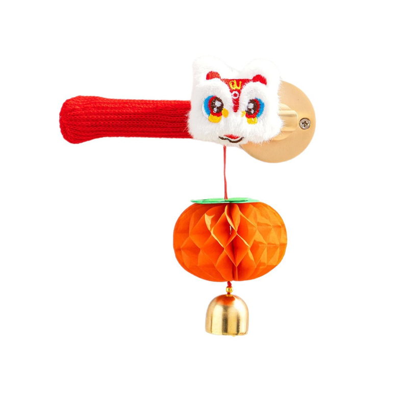 Pendant za kvaku ulaznih vrata — pliš materijal, karikatura uzorak, Weice marka, za kineski Dan zaljubljenih