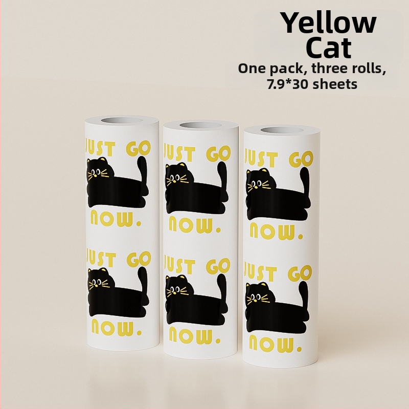 Lint roller za kućnu upotrebu s ABS tijelom i ljepilom za topljenje, marka Yd, cartoon stil, uklanja dlake mačaka i pasa