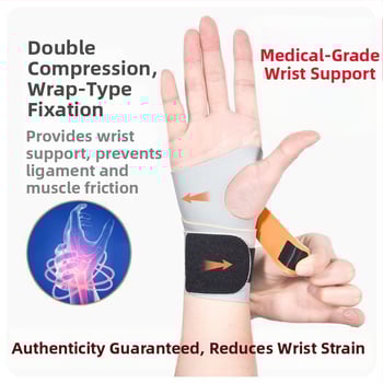 Orteza medicală pentru încheietura mâinii, pentru recuperare după entorse, material burete, potrivită pentru ping-pong și baschet