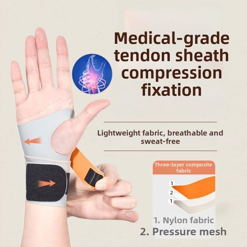 Orteza medicală pentru încheietura mâinii, pentru recuperare după entorse, material burete, potrivită pentru ping-pong și baschet