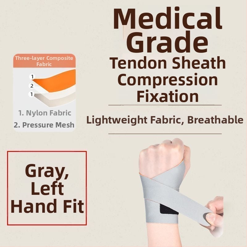 Orteza medicală pentru încheietura mâinii, pentru recuperare după entorse, material burete, potrivită pentru ping-pong și baschet