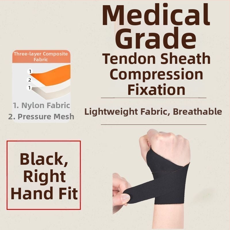 Orteza medicală pentru încheietura mâinii, pentru recuperare după entorse, material burete, potrivită pentru ping-pong și baschet