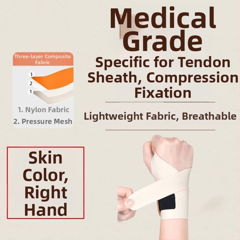 Orteza medicală pentru încheietura mâinii, pentru recuperare după entorse, material burete, potrivită pentru ping-pong și baschet