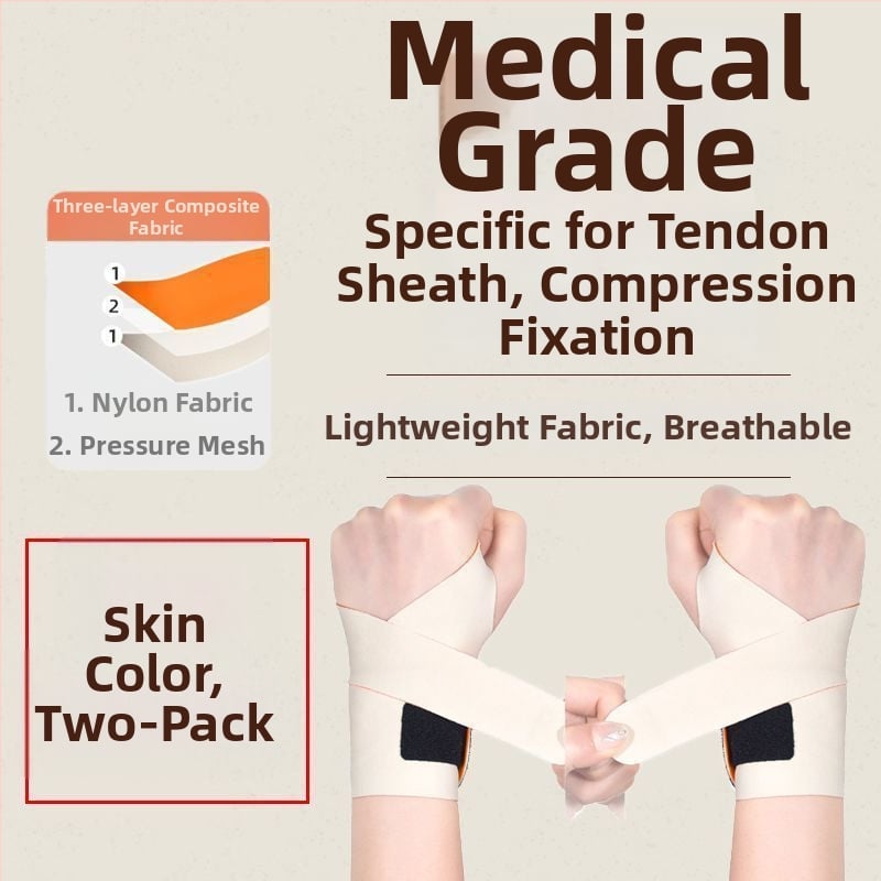 Orteza medicală pentru încheietura mâinii, pentru recuperare după entorse, material burete, potrivită pentru ping-pong și baschet