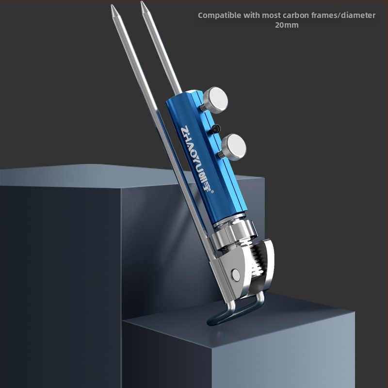 Chaoyu držiak na rybárske prúty s pôdnym konektorom, viacsmery otáčanie, skladací, kovová konštrukcia, kód produktu Dd64495