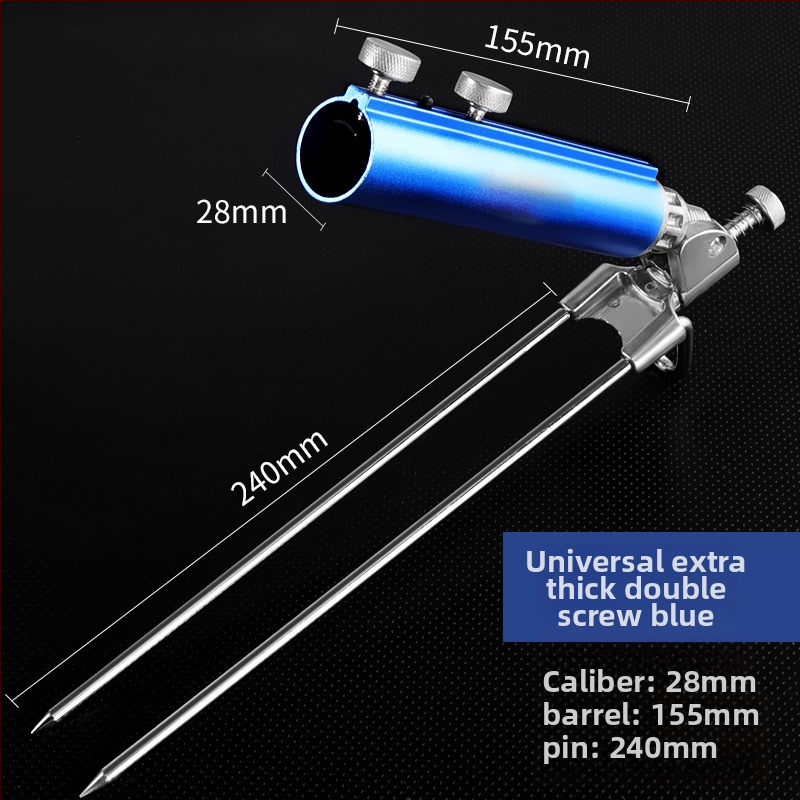 Chaoyu držiak na rybárske prúty s pôdnym konektorom, viacsmery otáčanie, skladací, kovová konštrukcia, kód produktu Dd64495