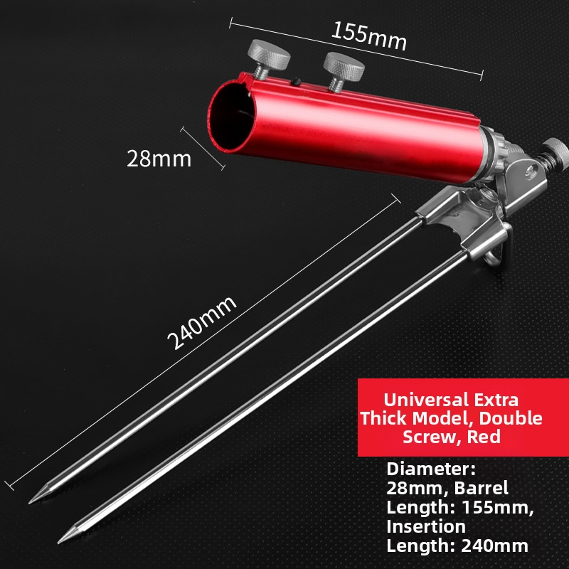 Chaoyu držiak na rybárske prúty s pôdnym konektorom, viacsmery otáčanie, skladací, kovová konštrukcia, kód produktu Dd64495