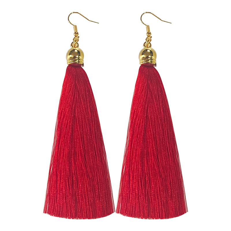 Függő tollas fülbevalók Xiaoxiangfeng stílusban, friss és édes dizájn, nőknek, titanötvözet szárak, sprayfényezés