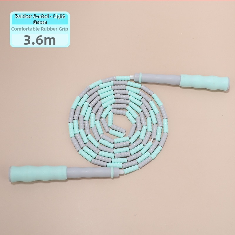 Detské PU švihadlo s korálkami s nastaviteľným vzorom korálok, švihadlo na skákanie s korálkami, 2.8