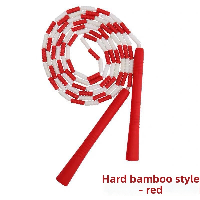 Detské PU švihadlo s korálkami s nastaviteľným vzorom korálok, švihadlo na skákanie s korálkami, 2.8