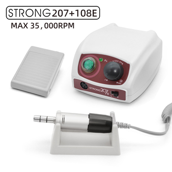 Μηχανή γυαλίσματος νυχιών STRONG, μοντέλο 207+108E, κωδικός προϊόντος 207+108E