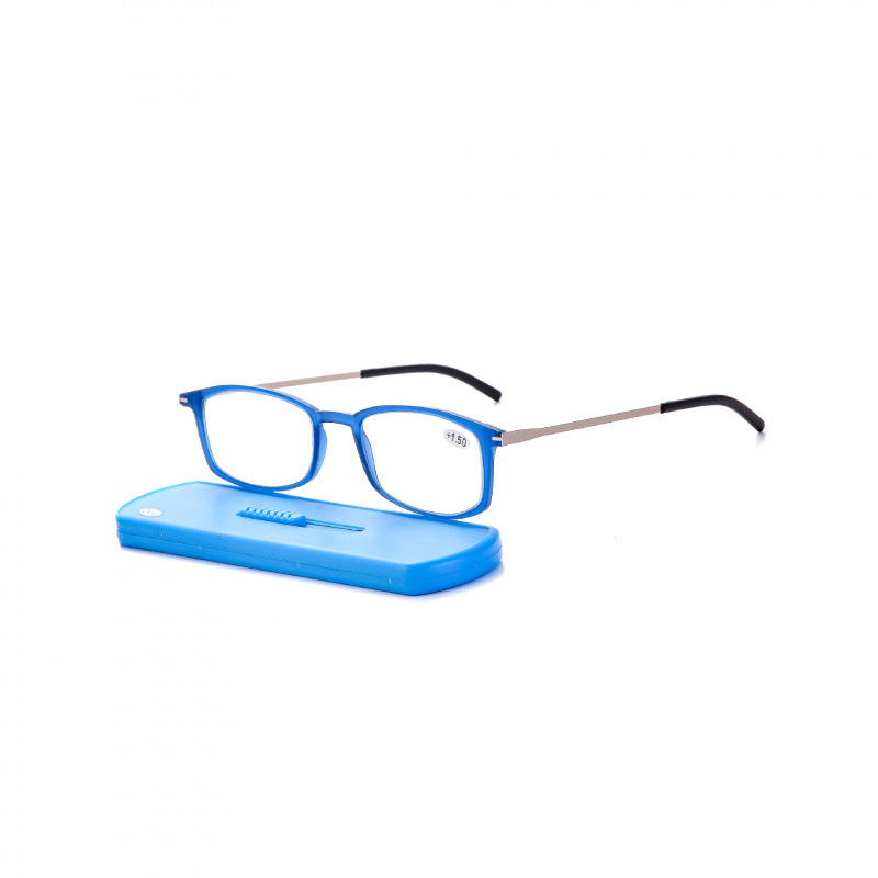 Naočale za čitanje s TR+Metal okvirom, PC leće, zaštita od plavog svjetla, poluokvir