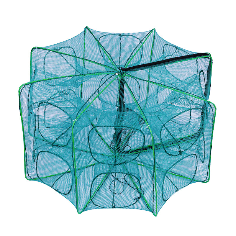 The King in the Net nylon négyszögletes hálóketrec halak és garnélarák számára
