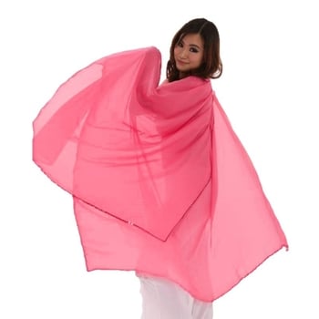 Μαντήλι χορού της κοιλιάς από chiffon, 100% πολυεστέρας, μονόχρωμο σχέδιο, γυναικείο