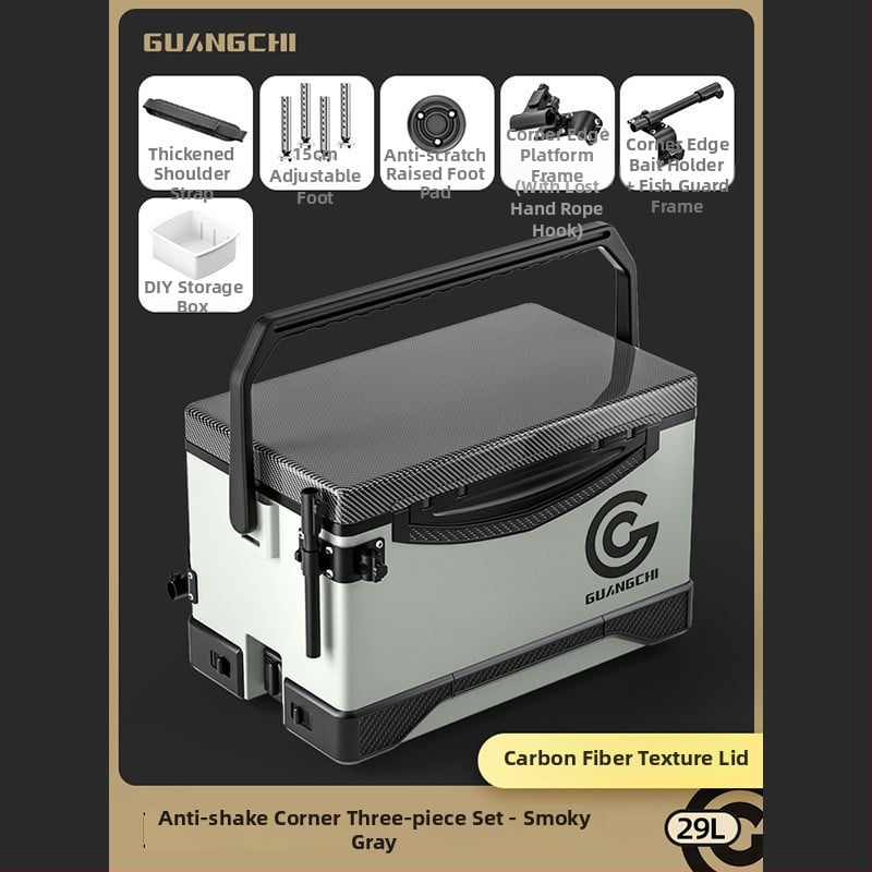 Set cutii pentru pescuit, capacitate 80+, construcție din plastic, model KIP26156515