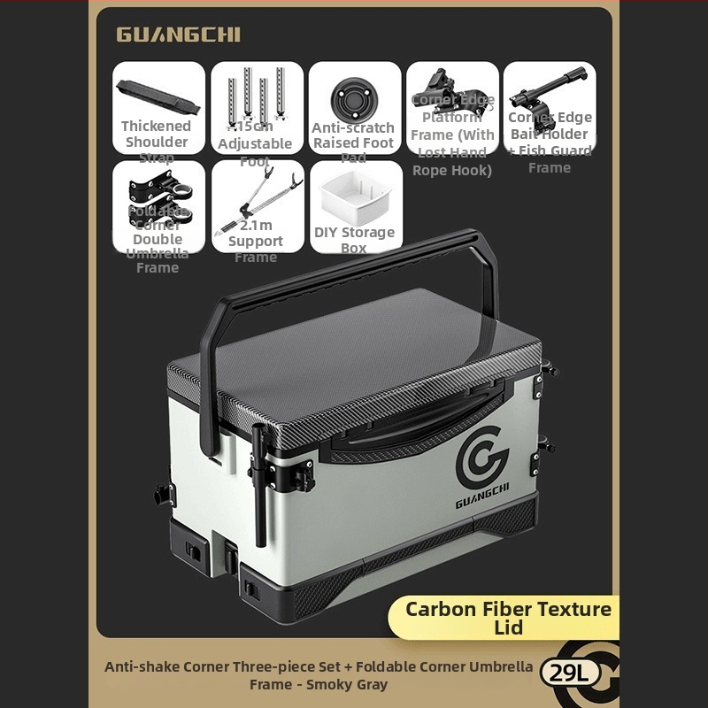 Set cutii pentru pescuit, capacitate 80+, construcție din plastic, model KIP26156515