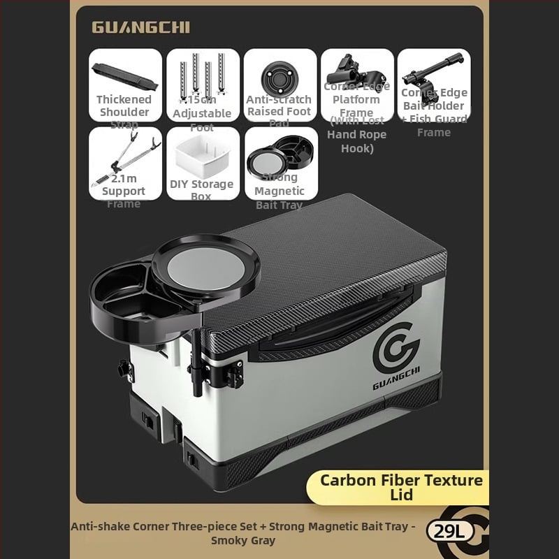 Set cutii pentru pescuit, capacitate 80+, construcție din plastic, model KIP26156515