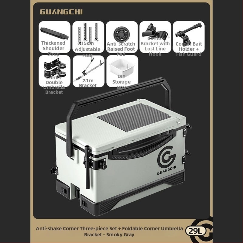 Set cutii pentru pescuit, capacitate 80+, construcție din plastic, model KIP26156515