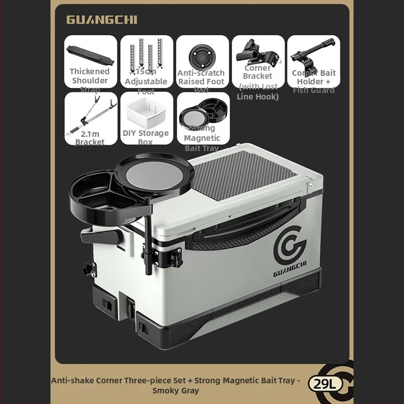 Set cutii pentru pescuit, capacitate 80+, construcție din plastic, model KIP26156515