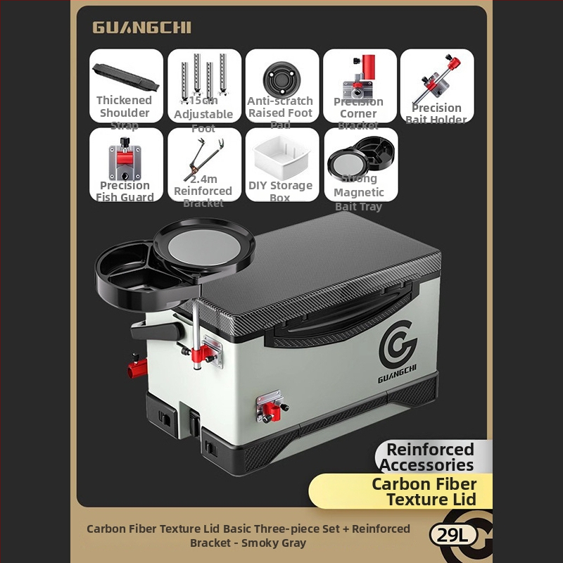 Set cutii pentru pescuit, capacitate 80+, construcție din plastic, model KIP26156515