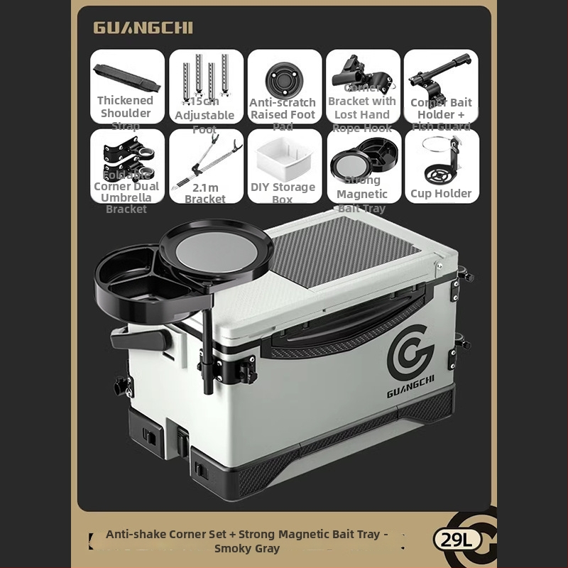 Set cutii pentru pescuit, capacitate 80+, construcție din plastic, model KIP26156515