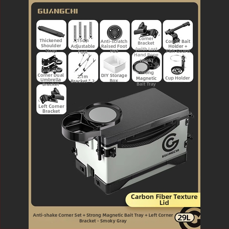 Set cutii pentru pescuit, capacitate 80+, construcție din plastic, model KIP26156515