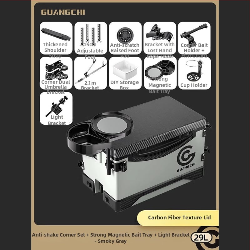 Set cutii pentru pescuit, capacitate 80+, construcție din plastic, model KIP26156515