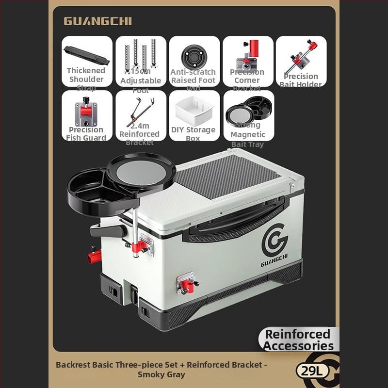 Set cutii pentru pescuit, capacitate 80+, construcție din plastic, model KIP26156515