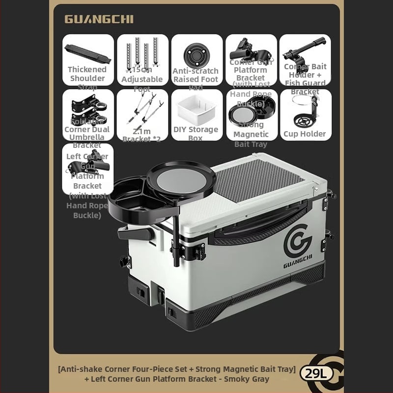 Set cutii pentru pescuit, capacitate 80+, construcție din plastic, model KIP26156515