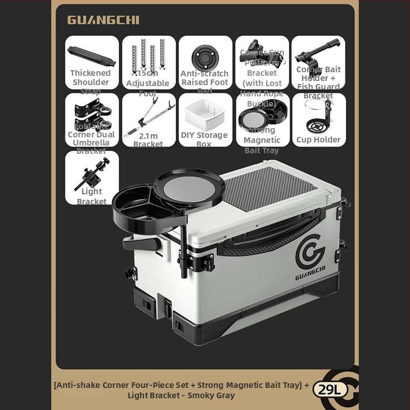 Set cutii pentru pescuit, capacitate 80+, construcție din plastic, model KIP26156515