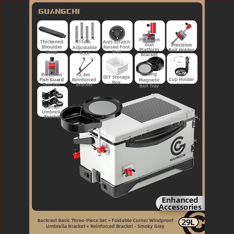 Set cutii pentru pescuit, capacitate 80+, construcție din plastic, model KIP26156515