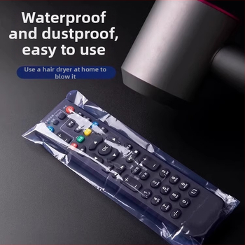 Univerzálny ochranný kryt na diaľkový ovládač, PVC materiál, hlavné zloženie látky: POF 50%, moderný minimalistický štýl