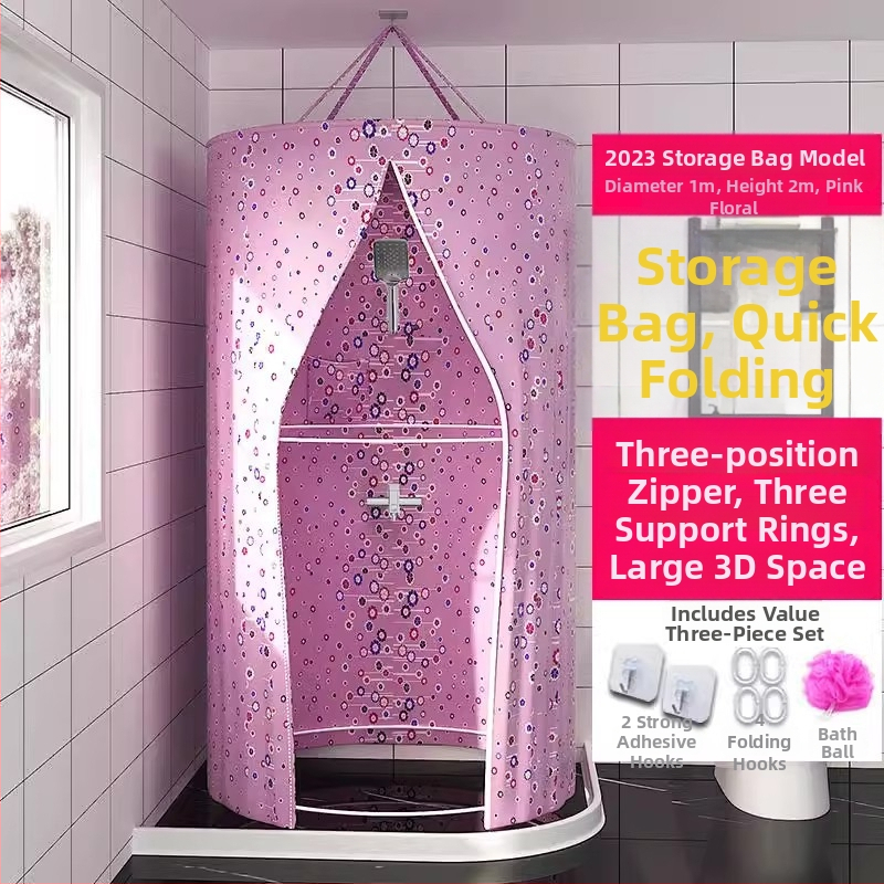 Kruhová sprchová clona do kúpeľne, polyester, moderný štýl, cartoon japonský vzor, možná úprava loga