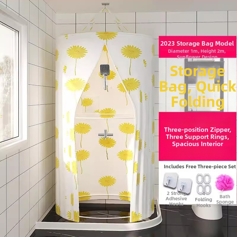 Kruhová sprchová clona do kúpeľne, polyester, moderný štýl, cartoon japonský vzor, možná úprava loga