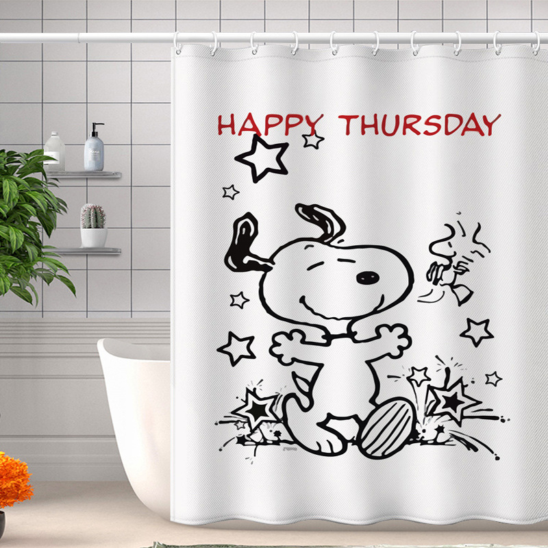 Cortină de duș cu desene animate, material: rășină diamant, stil: modern minimalist, marcă: Alta, neimportată