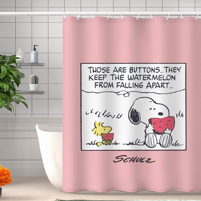 Cortină de duș cu desene animate, material: rășină diamant, stil: modern minimalist, marcă: Alta, neimportată