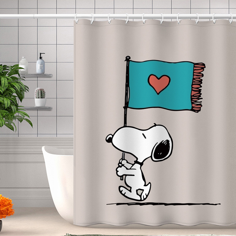 Cortină de duș cu desene animate, material: rășină diamant, stil: modern minimalist, marcă: Alta, neimportată