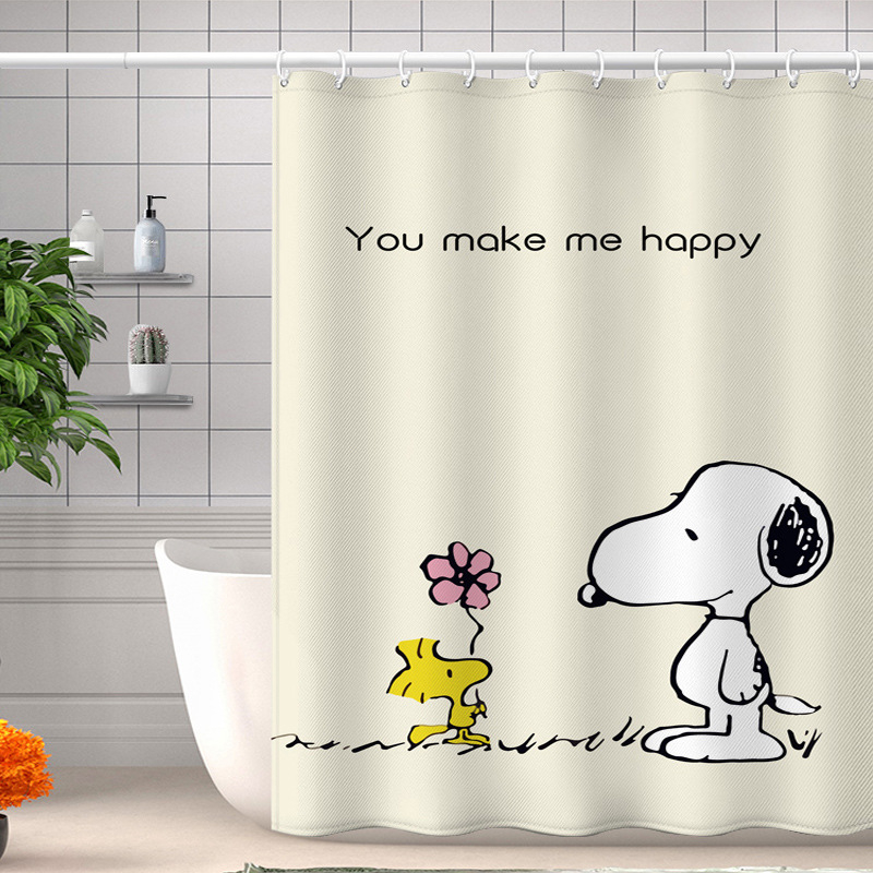 Cortină de duș cu desene animate, material: rășină diamant, stil: modern minimalist, marcă: Alta, neimportată