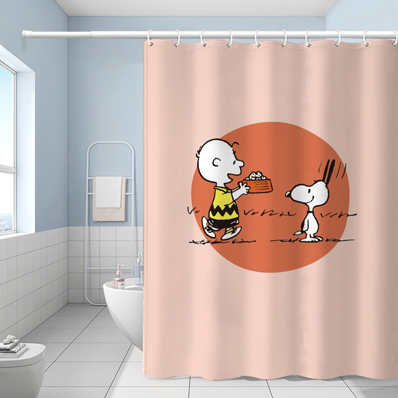 Cortină de duș cu desene animate, material: rășină diamant, stil: modern minimalist, marcă: Alta, neimportată