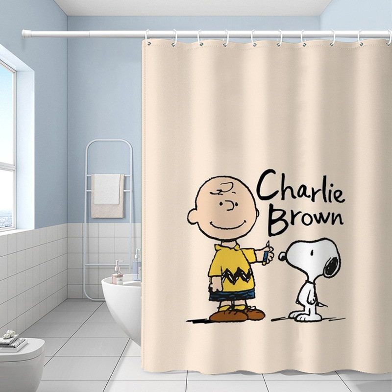 Cortină de duș cu desene animate, material: rășină diamant, stil: modern minimalist, marcă: Alta, neimportată