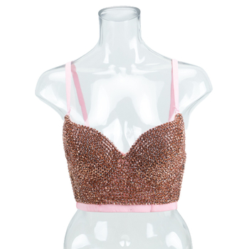 Sutien pentru dansul burții cu oase de pește, bretele detașabile, închidere la spate cu cinci rânduri de capse, material principal poliester, căptușeală poliester