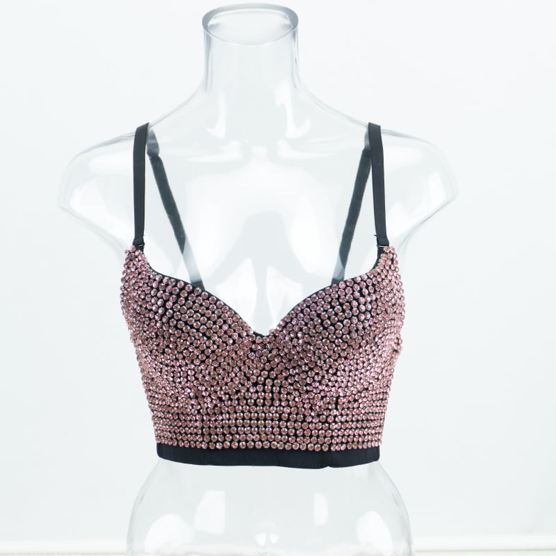 Sutien pentru dansul burții cu oase de pește, bretele detașabile, închidere la spate cu cinci rânduri de capse, material principal poliester, căptușeală poliester