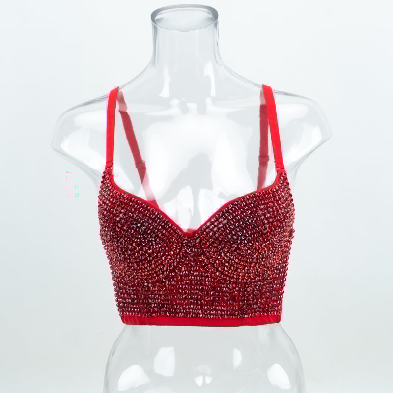 Sutien pentru dansul burții cu oase de pește, bretele detașabile, închidere la spate cu cinci rânduri de capse, material principal poliester, căptușeală poliester