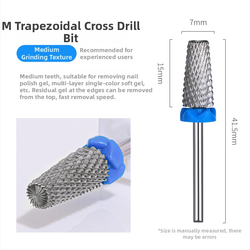 Εργαλείο λείανσης επιφανείας νυχιών – βολφράμ ατσάλι, 5-σε-1 κεφαλή αφαίρεσης βερνικιού και βήματος λείανσης, για οικιακή χρήση