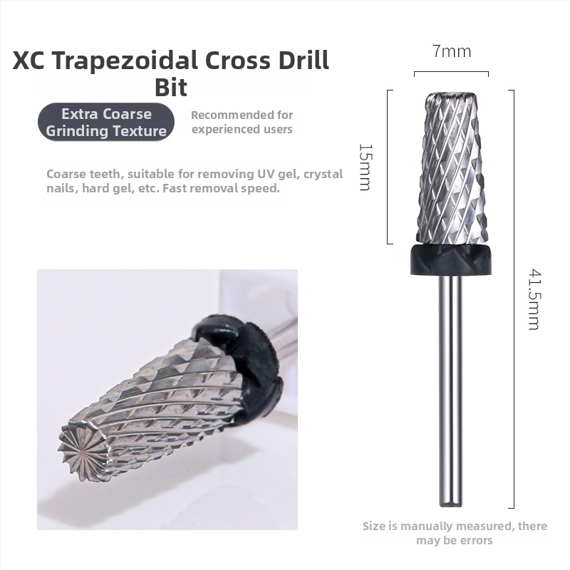 Εργαλείο λείανσης επιφανείας νυχιών – βολφράμ ατσάλι, 5-σε-1 κεφαλή αφαίρεσης βερνικιού και βήματος λείανσης, για οικιακή χρήση