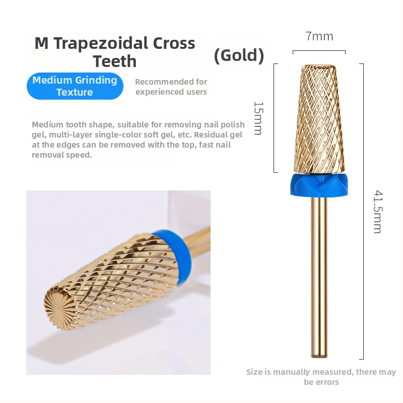 Εργαλείο λείανσης επιφανείας νυχιών – βολφράμ ατσάλι, 5-σε-1 κεφαλή αφαίρεσης βερνικιού και βήματος λείανσης, για οικιακή χρήση