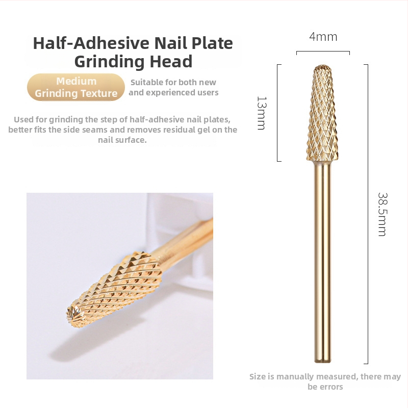 Εργαλείο λείανσης επιφανείας νυχιών – βολφράμ ατσάλι, 5-σε-1 κεφαλή αφαίρεσης βερνικιού και βήματος λείανσης, για οικιακή χρήση